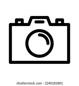 camera icon or logo isolated sign symbol vector illustration - high quality black style vector icons
