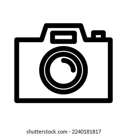 camera icon or logo isolated sign symbol vector illustration - high quality black style vector icons
