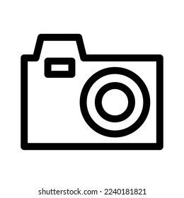 camera icon or logo isolated sign symbol vector illustration - high quality black style vector icons
