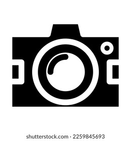 camera icon or logo isolated sign symbol vector illustration - high quality black style vector icons