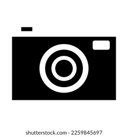 camera icon or logo isolated sign symbol vector illustration - high quality black style vector icons