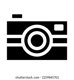 camera icon or logo isolated sign symbol vector illustration - high quality black style vector icons