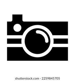 camera icon or logo isolated sign symbol vector illustration - high quality black style vector icons