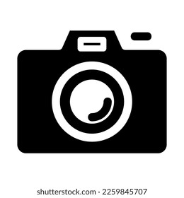 camera icon or logo isolated sign symbol vector illustration - high quality black style vector icons