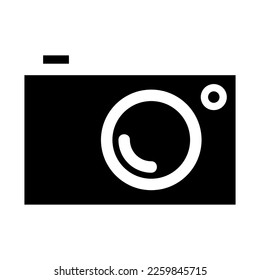 camera icon or logo isolated sign symbol vector illustration - high quality black style vector icons