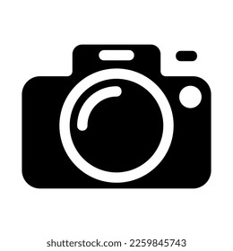 camera icon or logo isolated sign symbol vector illustration - high quality black style vector icons