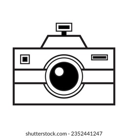 camera icon or logo isolated sign symbol vector illustration