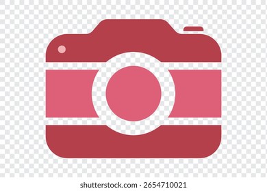 Ícone da câmera ou logotipo símbolo isolado símbolo ilustração vetorial. Ícone da câmera fotográfica. Vetor de símbolo de ícone de câmera.