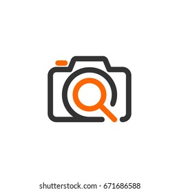 Camera Icon Logo Template Illustration Design. Vector EPS 10.