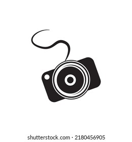 Camera icon logo vector design illustration template