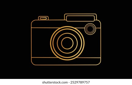 Camera icon logo vector design template
