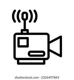 camera icon or logo vector illustration isolated sign symbol suitable for display, website, logo and designer. High quality black style vector icon
