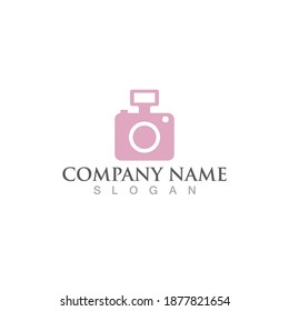Camera icon logo vector templates design