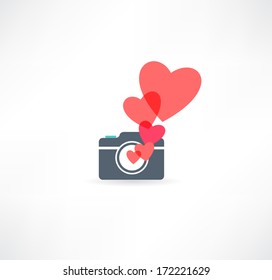 Camera icon. I love photography