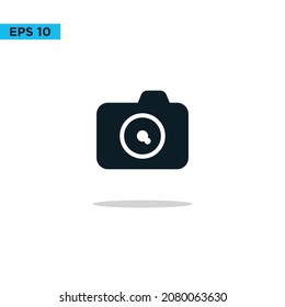 camera icon minimalist design template