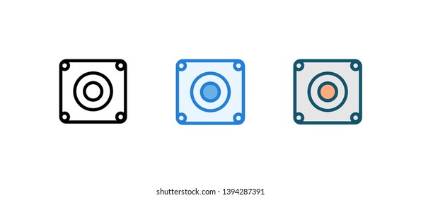 Camera icon - Modern camera sign vector - Illustration