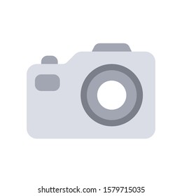 camera icon monochrome colour illustration