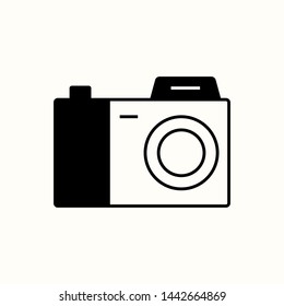 Camera icon. New trendy camera vector Illustration symbol.