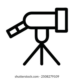 camera icon on a tripod on a white background.