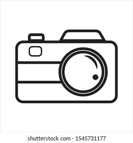camera icon on a white background