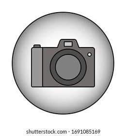 camera icon on white background