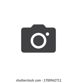Camera icon on white background