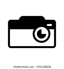 camera icon on a white background