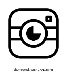 camera icon on a white background