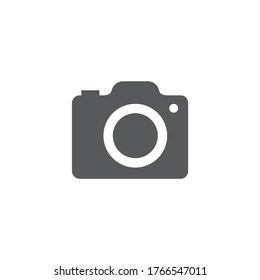 Camera icon on white background