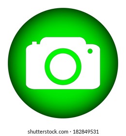 Camera icon on white background