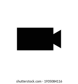 Camera icon on white background. Vector illustration.