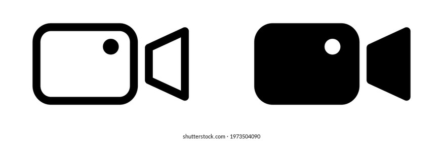 camera icon on white background