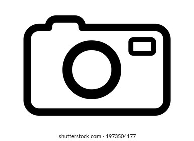 camera icon on white background