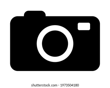 camera icon on white background