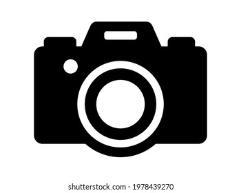 camera icon on white background