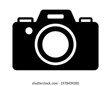 camera icon on white background
