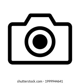 camera icon on white background