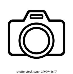 camera icon on white background