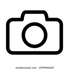 camera icon on white background
