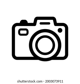 camera icon on white background