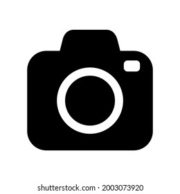 camera icon on white background