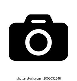 camera icon on white background