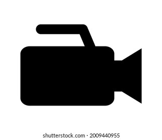 icono de cámara en fondo blanco