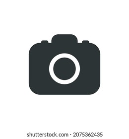 camera icon on white background
