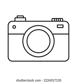 camera icon on white background