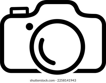 camera icon on white background