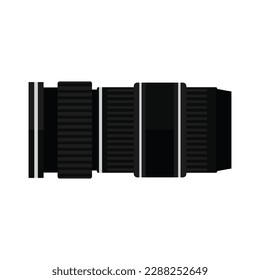 Camera icon on white background. vector illustration