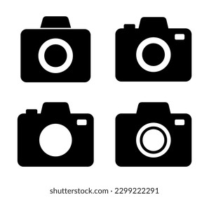 camera icon on white background