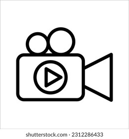 camera icon on white background