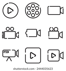 Camera icon on white background. Vector illustration.